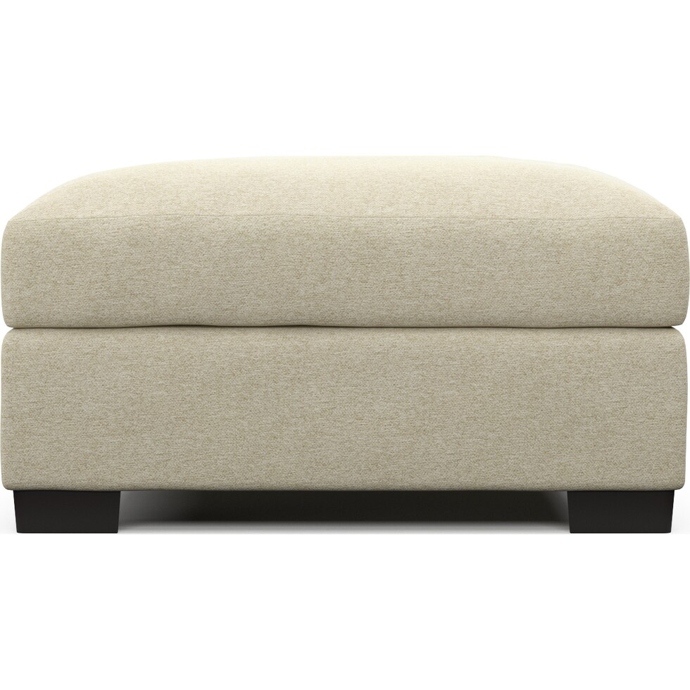 beckham light brown ottoman   