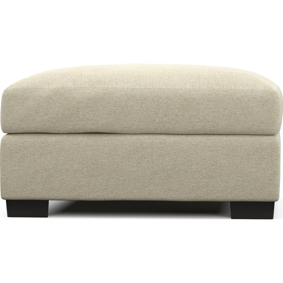 beckham light brown ottoman   