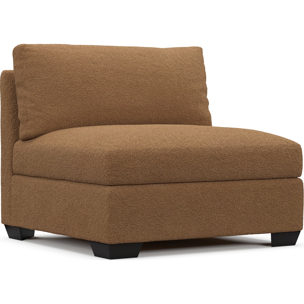 beckham light brown sectional   