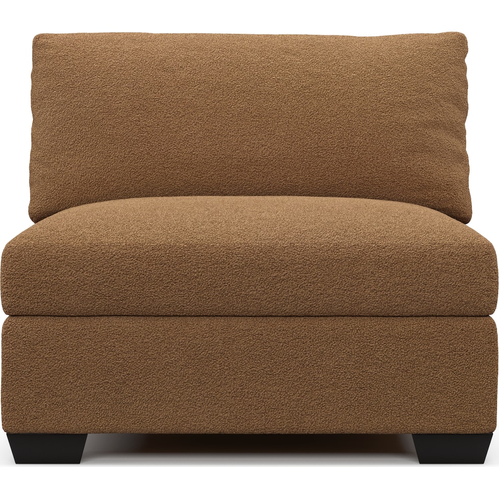 beckham light brown sectional   