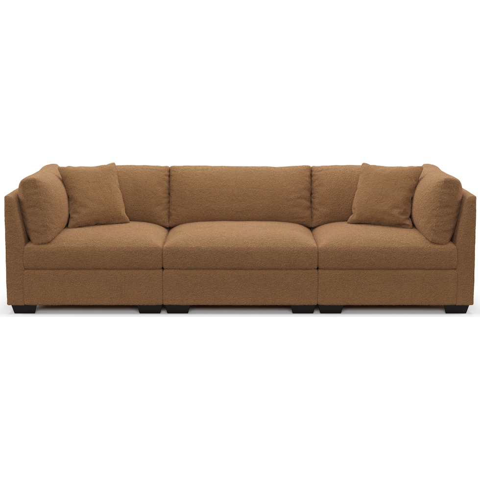 beckham light brown sofa   