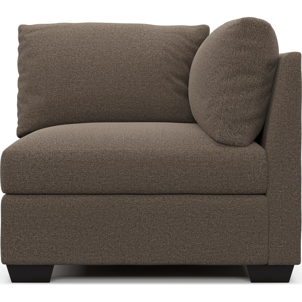 beckham liv umber corner chair   
