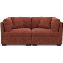 beckham orange sofa   
