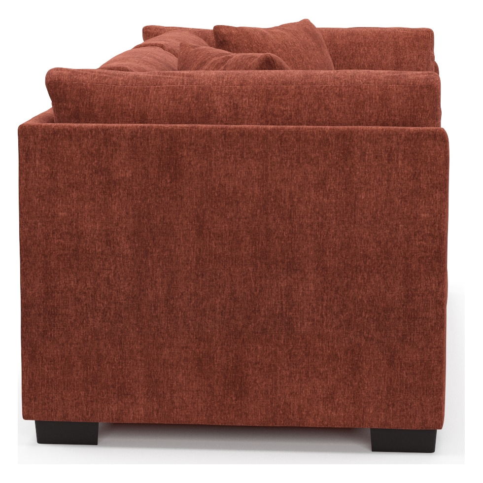 beckham orange sofa   
