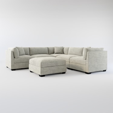 Beckham 5-Piece Sectional and Ottoman