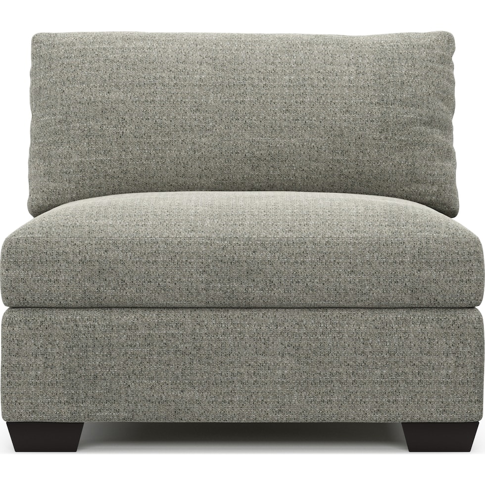 beckham red armless chair   