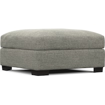 beckham red ottoman   