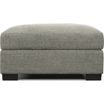 beckham red ottoman   