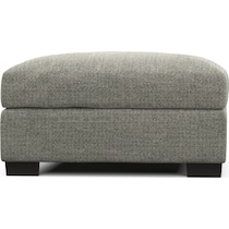 beckham red ottoman   