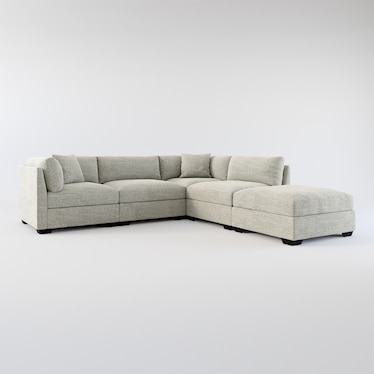 Beckham 4-Piece Sectional and Ottoman