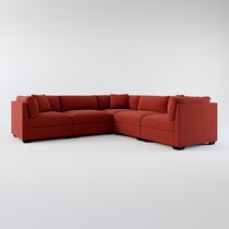 beckham red sectional web   