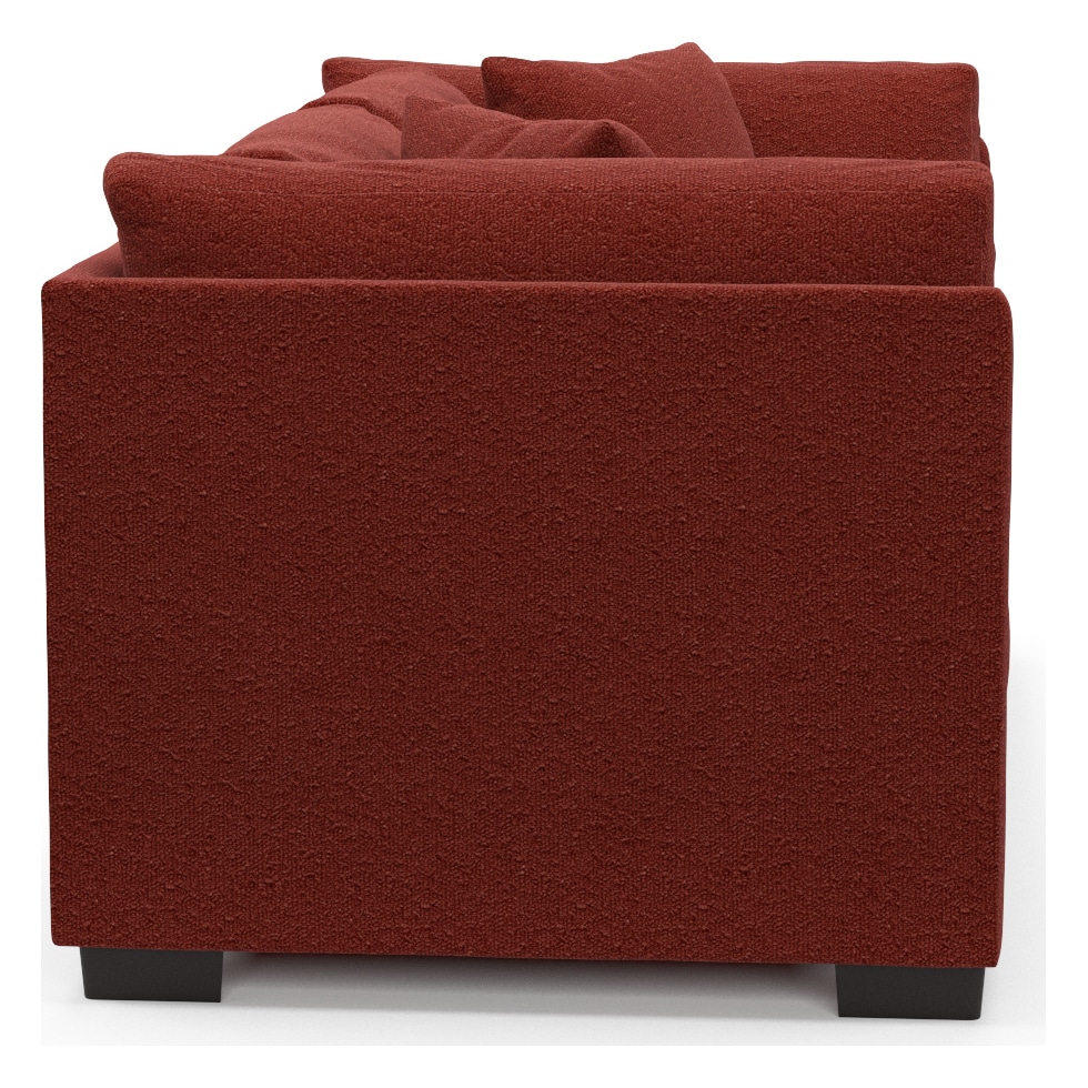 beckham red sofa   
