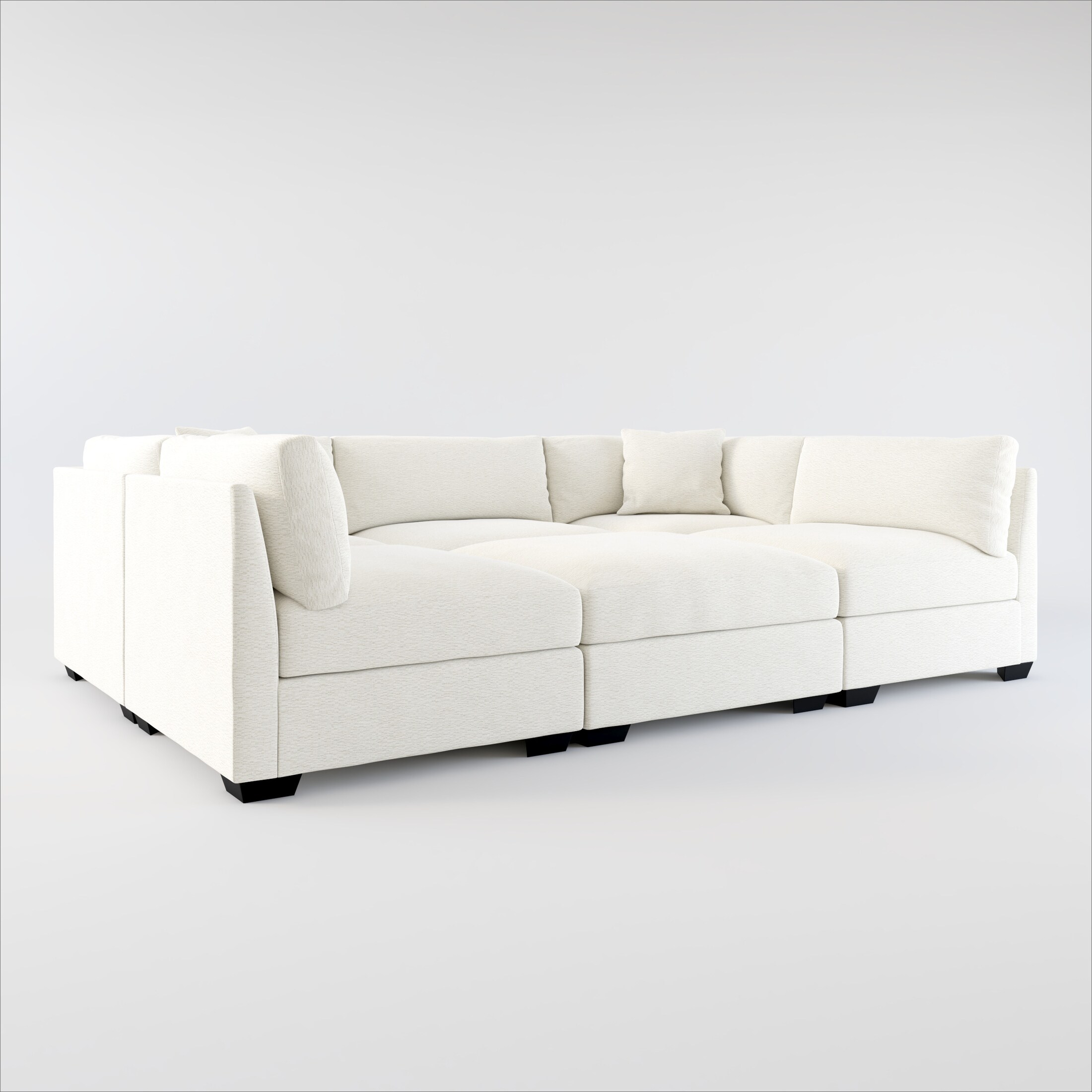 Beckham 6Piece Pit Sectional American Signature Furniture