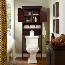 beckinsale dark brown bathroom cabinet   