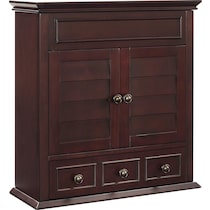 beckinsale dark brown bathroom cabinet   