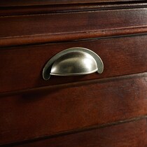 beckinsale dark brown hamper   