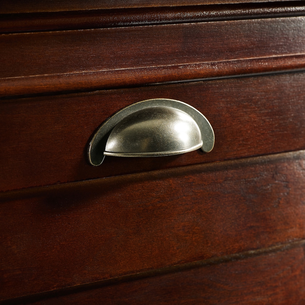 beckinsale dark brown hamper   