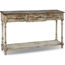 beckton light brown console table   