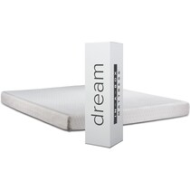 bed in a box white queen mattress   