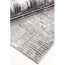 begonia gray and white area rug  x    