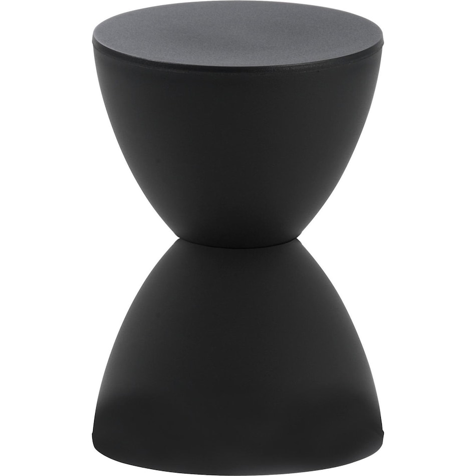 belgium black end table   