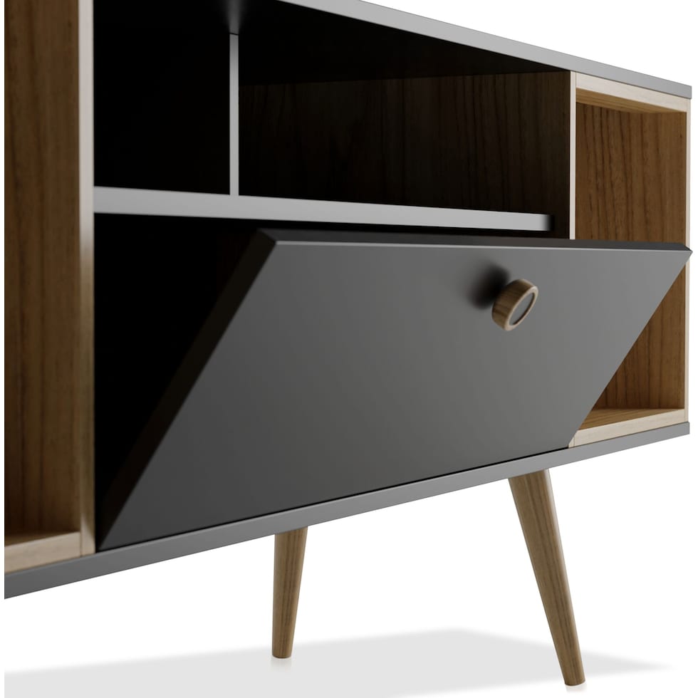 belgrade black tv stand   