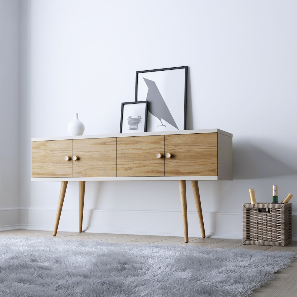 belgrade off white cinnamon sideboard   