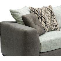 belhaven gray  pc sectional with chaise   