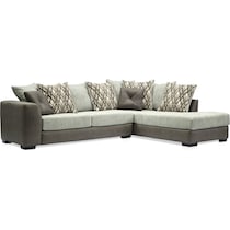 belhaven gray sectional   