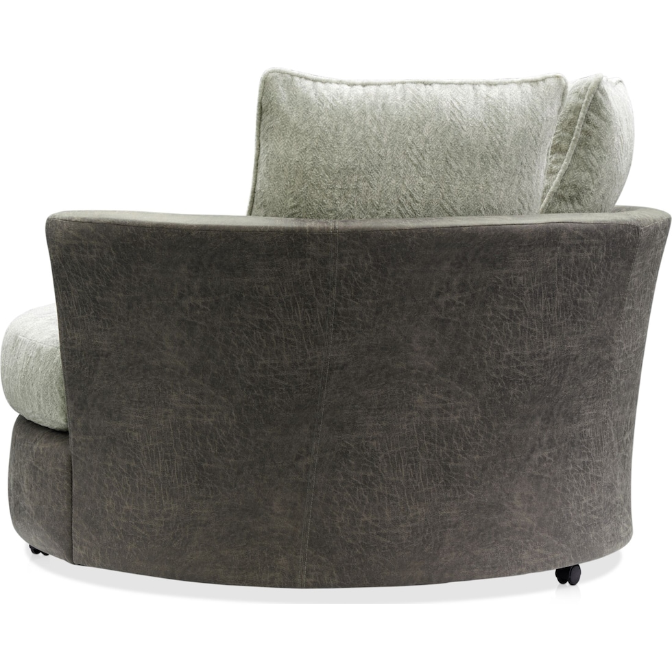 belhaven gray swivel chair   