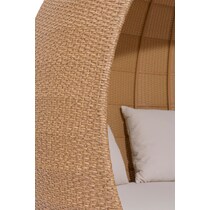 bell mare tan cream outdoor daybed   