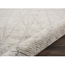 bella rugs gray area rug  x    