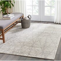 bella rugs gray area rug  x    