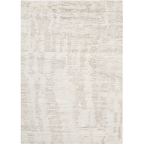 bella rugs ivory gray area rug  x    