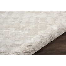 bella rugs ivory gray area rug  x    