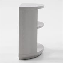 bella tables white console table   