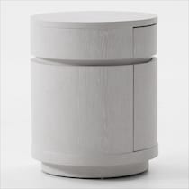 bella tables white end table   