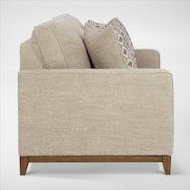 belle pointe neutral loveseat   