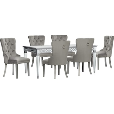 Belle Dining Table and 6 Chairs