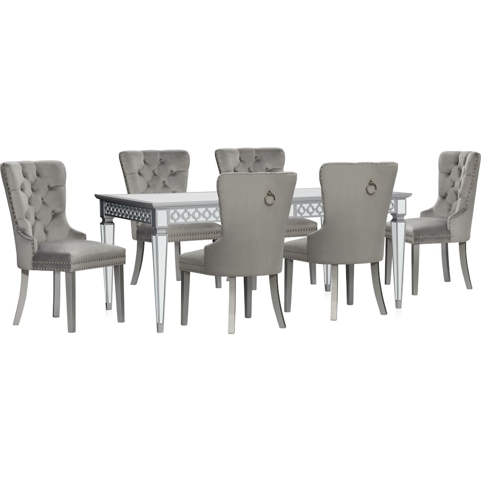 belle silver  pc dining room   
