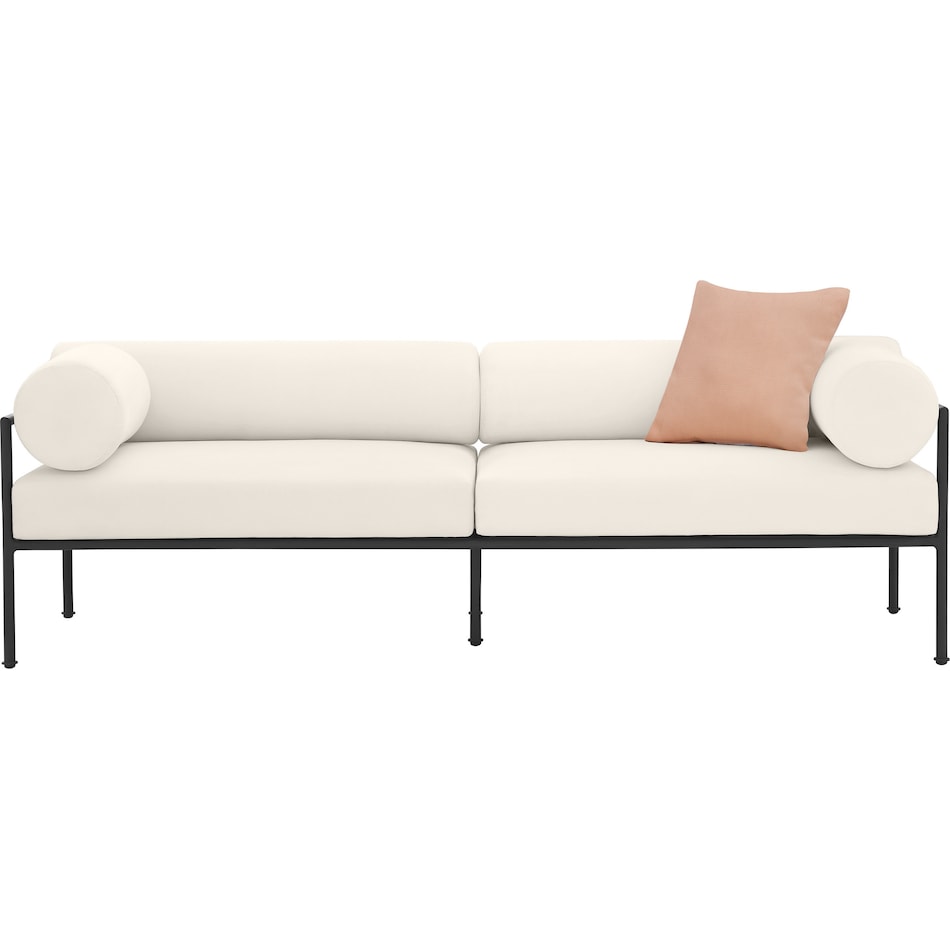 bellevue white outdoor sofa   