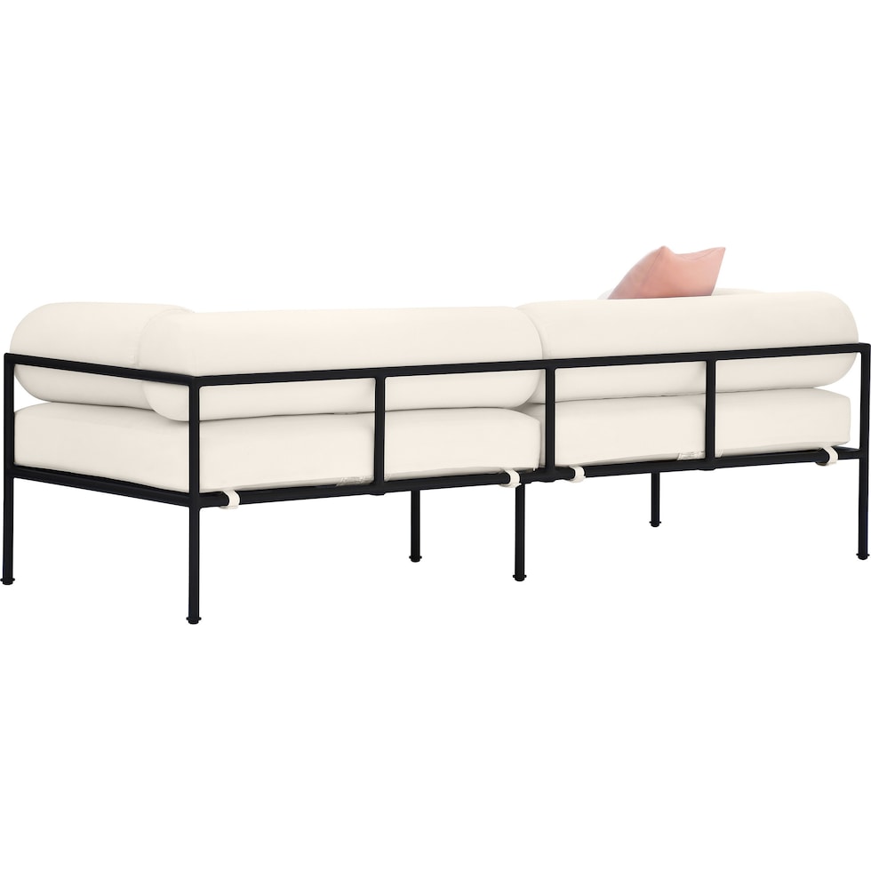 bellevue white outdoor sofa   