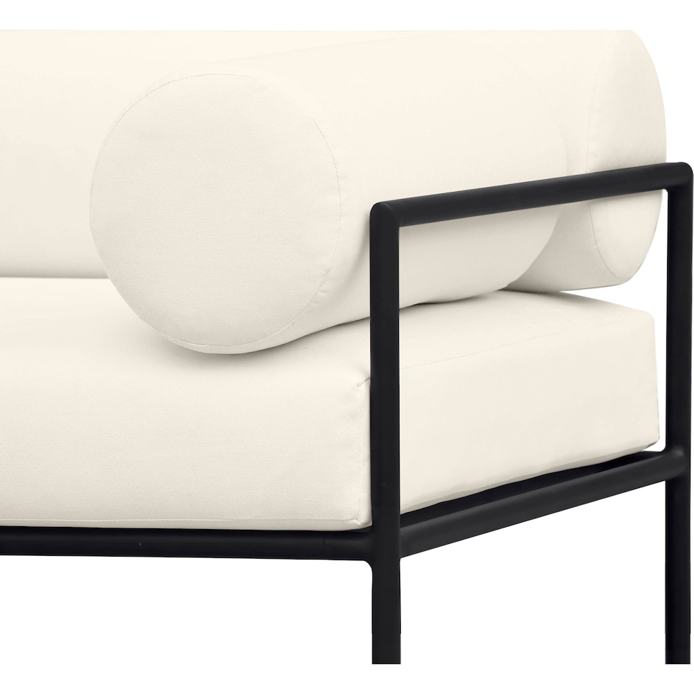 bellevue white outdoor sofa   