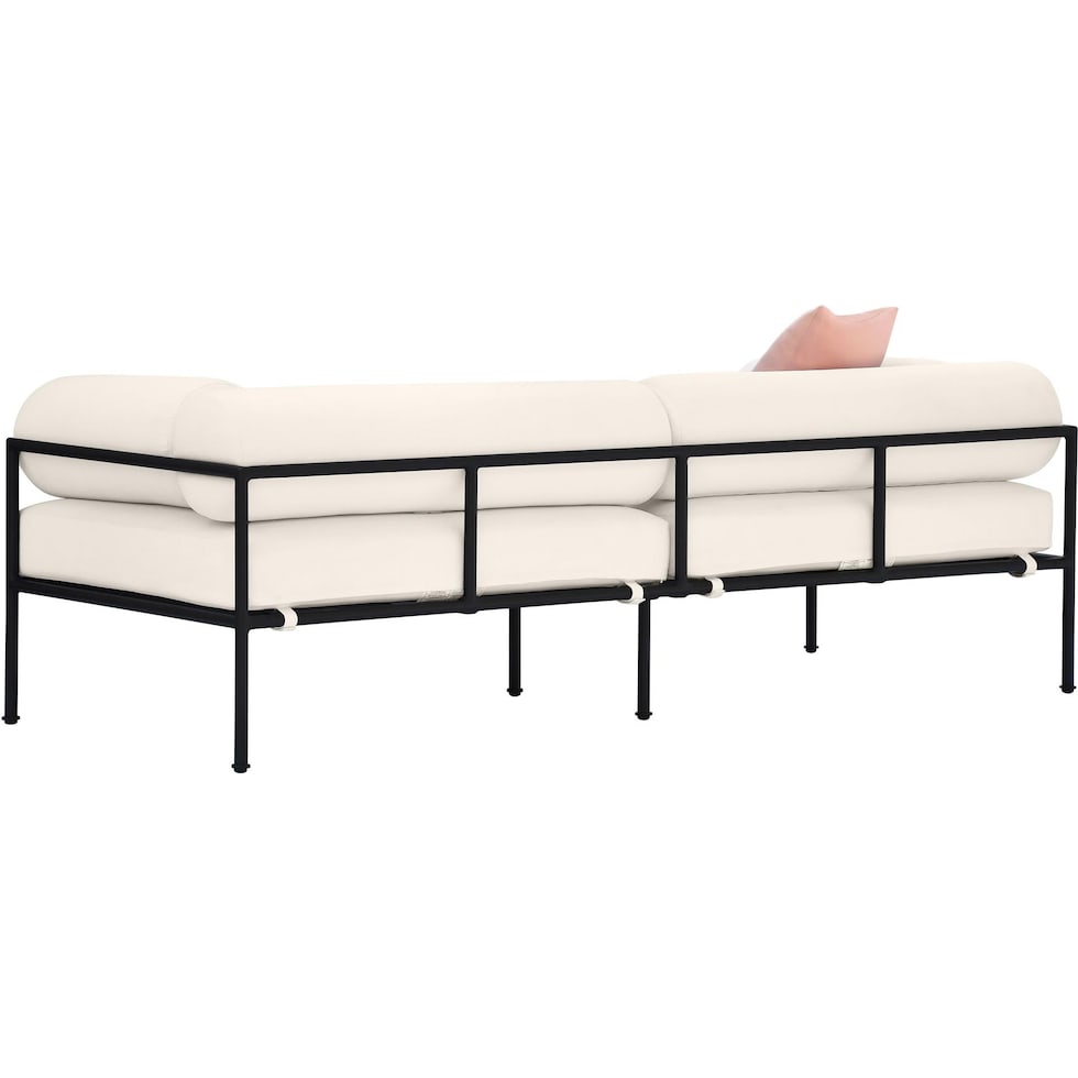bellevue white outdoor sofa   