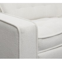 bellini white  pc power reclining sofa   