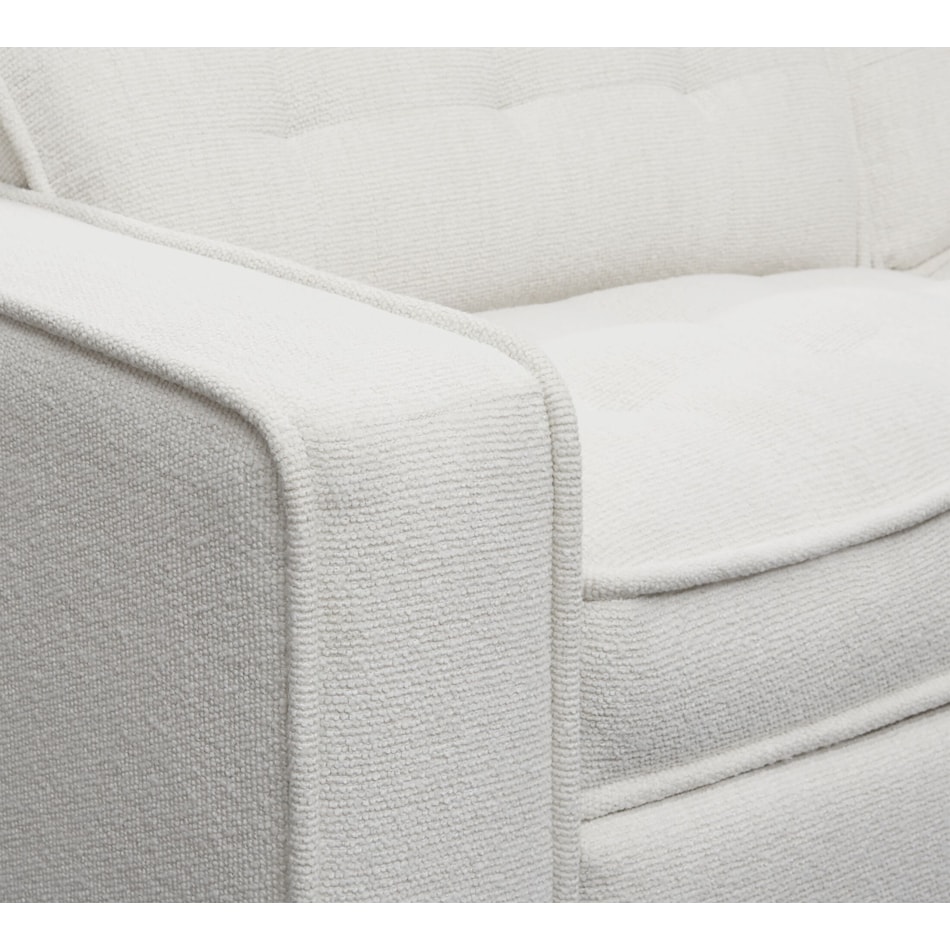 bellini white sectional   