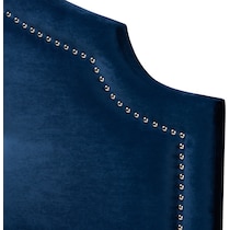 bello blue queen headboard   