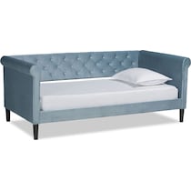 bello blue twin bed   