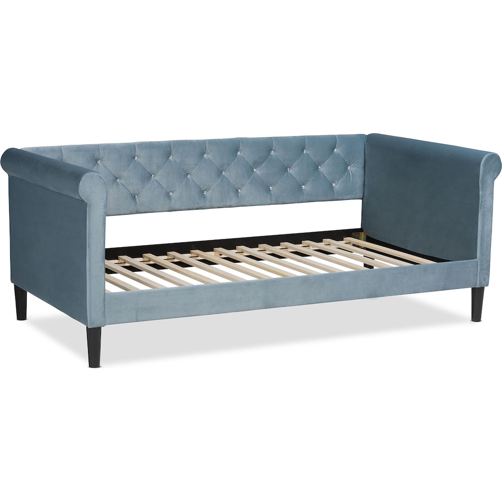 bello blue twin bed   