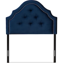 bello blue twin headboard   
